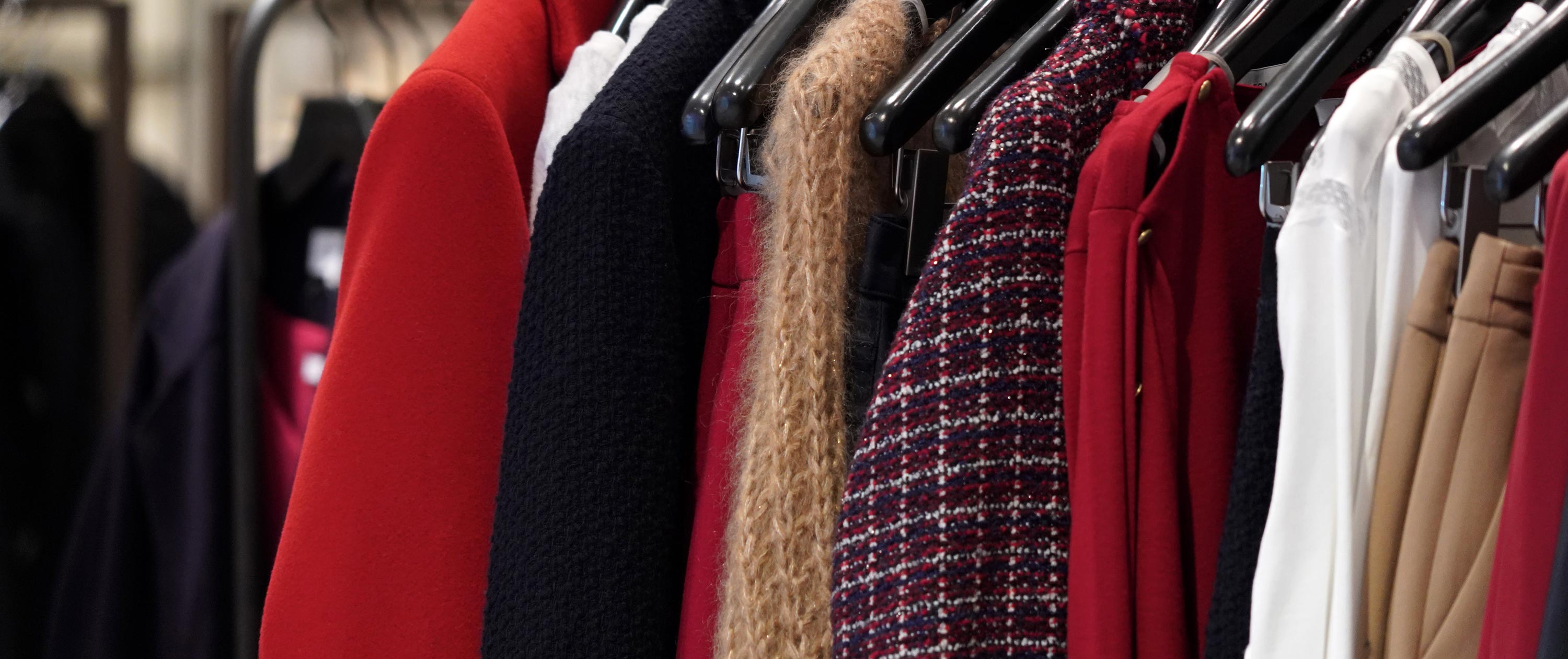 winter clothes shopping